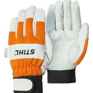 STIHL Advance Ergo zaštitne rukavice na beloj pozadini